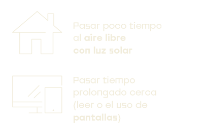 Probabilidades de tener un hijo miope según el estilo de vida